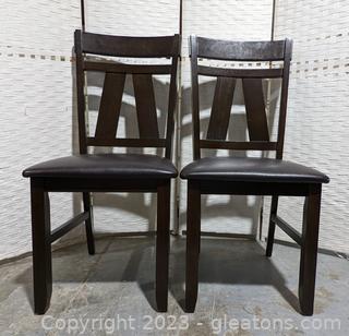 Pair of Splat Back Chairs (A)