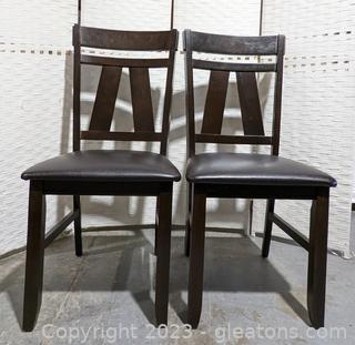 Pair of Splat Back Chairs (B)