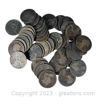Collection of Valuable Antique Coins from Great Britain 