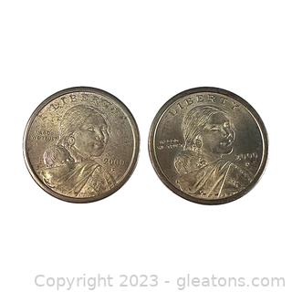 Rare 2000 Sacagawea Dollar Coins