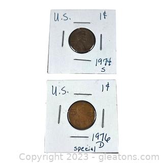 Lincoln Penny Coins (One is Special)
