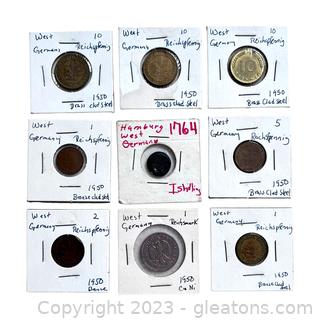 Collection of Valuable Coins from West Germany
