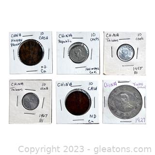 Collection of Valuable Coins from China/Taiwan (2 - ND)
