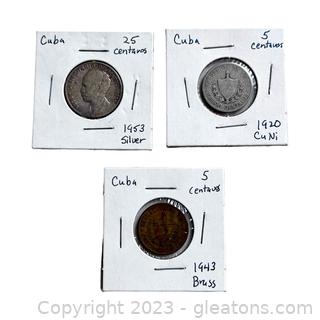 Collectible Coins from Cuba
