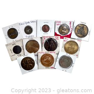 Valuable Collection of Tokens and Medals (P.2)