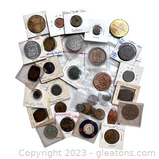 Valuable Collection of Tokens and Medals (P.1)