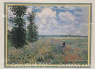 Small Framed Claude Monet Print 