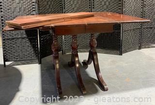 Triple Pedestal Extension Dining Table
