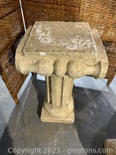 Plaster Pillar/Pedestal, Display Stand 