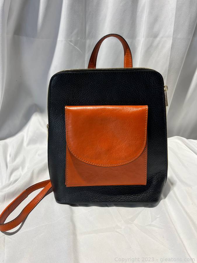 Divina Firenze Genuine Leather Backpack Auction | Gleaton display picture 3