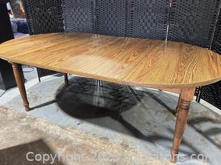 Nice Oval Dining Table - Solid Antique Oak