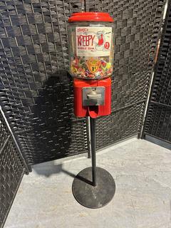 Vintage Bubble Gum Machine Filled with Treasures 