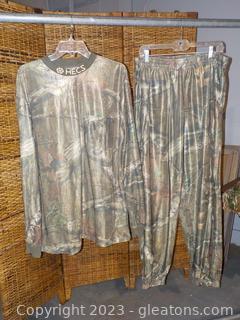 2 pcs of Varied Camoflage Clothing, all size XL