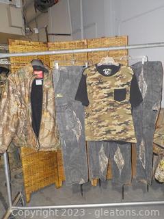 Group of 4 Camo Clothing Pieces All Size XL See description