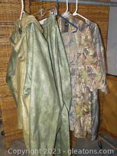 5 Pieces of Camoflage Clothing-All XXL