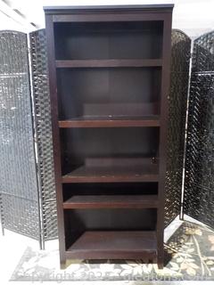 Dark Brown Bookcase