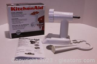 Kitchen Aid Food Grinder Stand Mixer Attachment Only