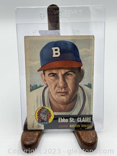 1953 Topps # 91 Ebba St. Claire