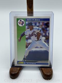 1992 Score Baseball Card # 2 Nolan Ryan
