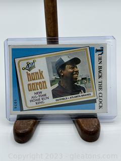 Hank Aaron All Time Home Run King Baseball Card