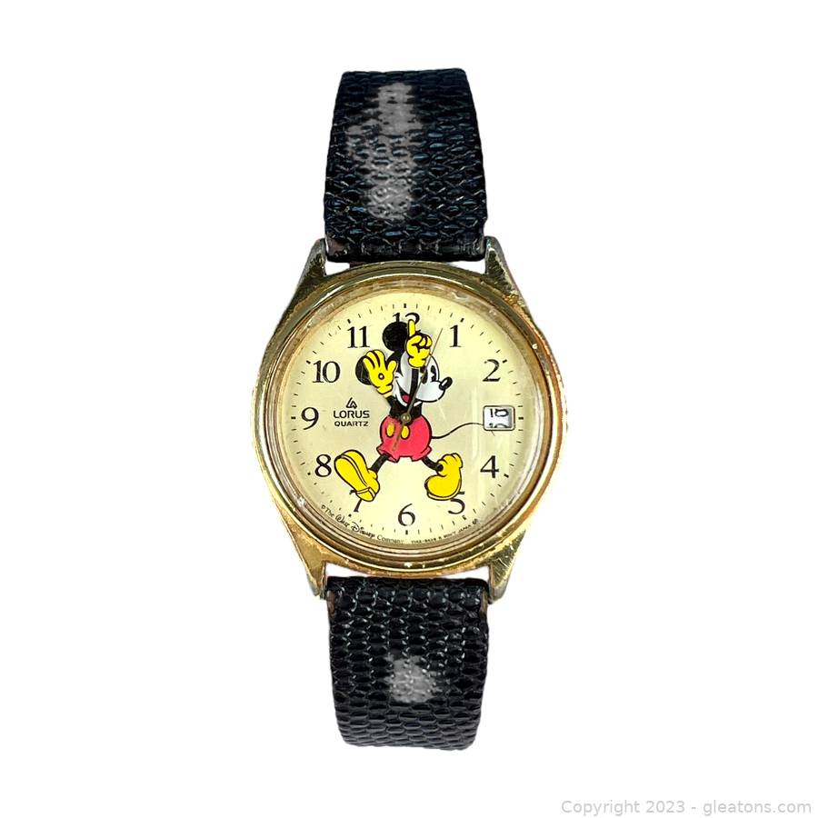 Lorus quartz mickey mouse on sale watch