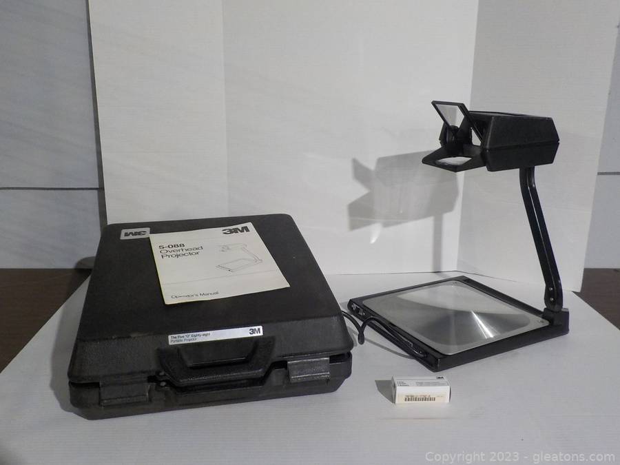 A Portable Overhead Projector from 3M “The Five” “O” Eighty-Eight
