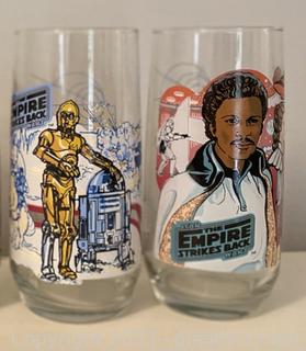 Vintage Star Wars "Empire Strikes Back" Collectible Glasses