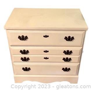 Painted 3 Drawer Chest 