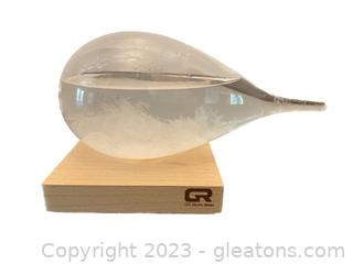 GR Storm Glass Weather Predicting Device 