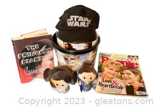 Carrie Fisher Star Wars Collector Lot
