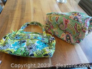 Pair of Vera Bradley Purses-1 Handbag and 1 Shoulder Bag