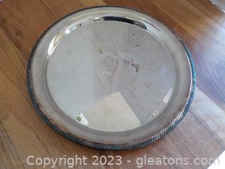 12” Sterling Silver Serving Tray