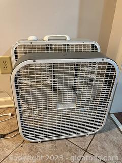 Two Box Fans 