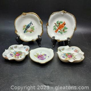 5 Beautiful Ashtrays made in Japan
