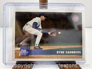 Ryne Sandberg Baseball Card
