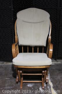 Glider Rocking Chair with Cushions 