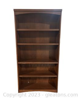 Tall Adjustable Shelf Open Bookcase 