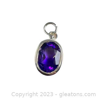 14kt Yellow Gold Amethyst Pendant/Charm