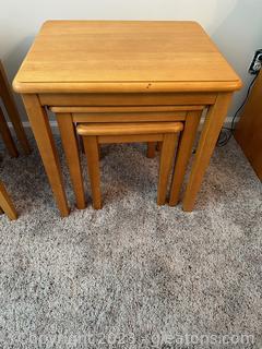 Nice Nesting Tables (Lot of 3) 