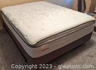 Seally Queen Posturepedic Mattress, Springtree Lane Plush Euro Pillowtop & Box Spring