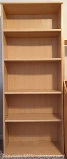Matching Bookshelf with Adjustable Shelves