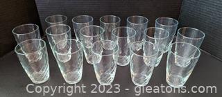Set of 16 Libbey Crystal Classic II, Beverage Glasses