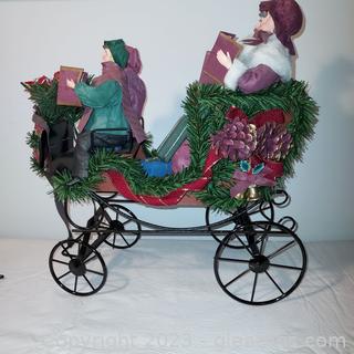 “Old Towne” Collectible Carolers and Carriage