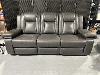 NICE Leather Power Recliner Sofa