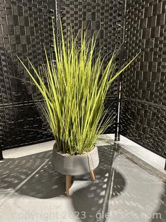 Serene Potted Artificial Grass in Planter 