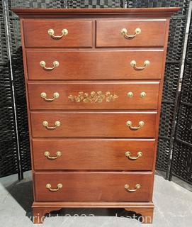 Lovely Hitchcock 7 Drawer Chest of Drawers