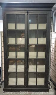 Beautiful Black Library Cabinet (Tall item)