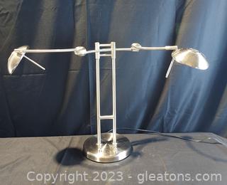 Unique Double Swing Arm Desk Lamp