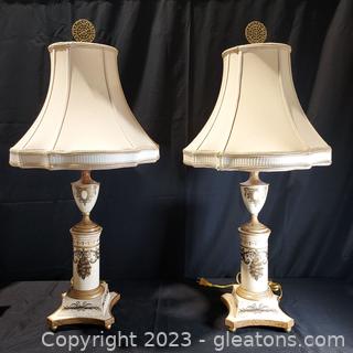 Lovely Pair of Mid Century Table Lamps