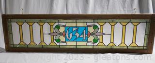 Gorgeous Stained Glass Hanging (634)